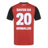 Bayer Leverkusen Alejandro Grimaldo #20 Hjemmedrakt 2024-25 Kortermet